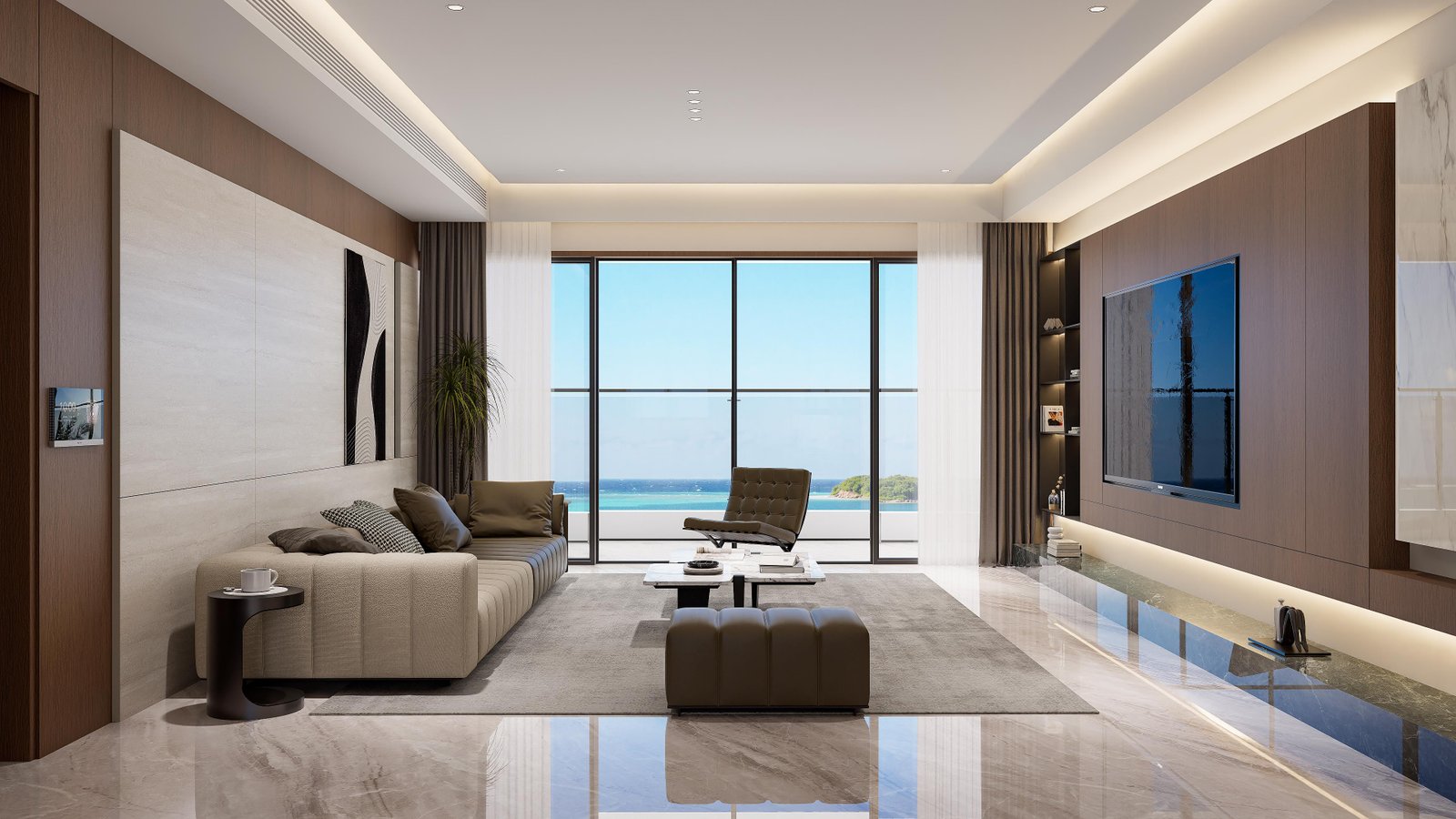 2 Bedroom Residence Living Room